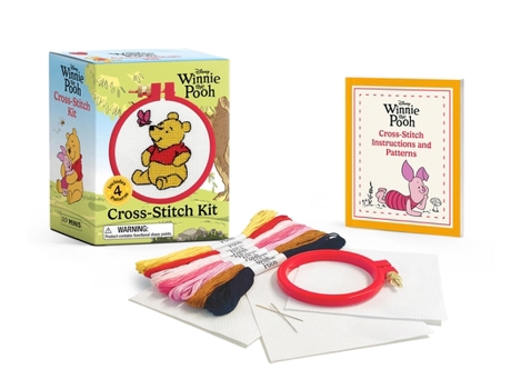 Paperback Winnie the Pooh Cross-Stitch Kit: Includes 4 Patterns (RP Minis) Book