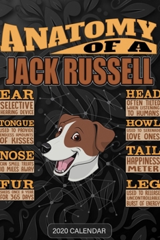 Anatomy Of A Jack Russell Terrier  Jack Russell JRT Jack face: Jack Russell Terrier 2020 Calendar - Customized Gift For Jack Russell Terrier Dog Owner
