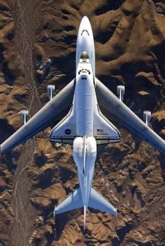 Paperback Space Shuttle Notebook Book