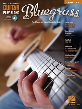 Paperback Bluegrass - Guitar Play-Along Vol. 77 Book/Online Audio [With CD (Audio)] Book