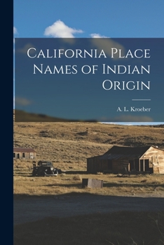Paperback California Place Names of Indian Origin Book