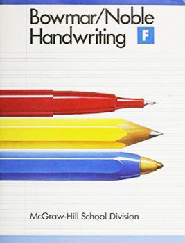 Paperback Bowmar/Noble Handwriting, Student Edition Book F Book