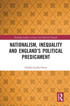 Paperback Nationalism, Inequality and England's Political Predicament Book