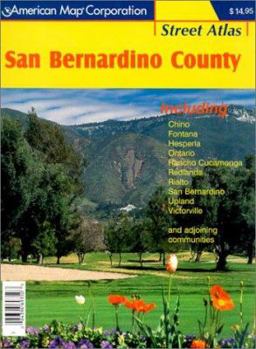 Spiral-bound San Bernardino County Street Atlas Book