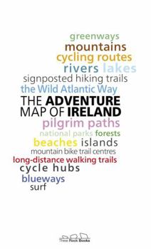 Map The Adventure Map of Ireland Book