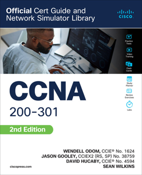 Paperback CCNA 200-301 Official Cert Guide and Network Simulator Library, Second Edition Book