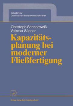 Paperback Kapazitätsplanung Bei Moderner Fließfertigung [German] Book