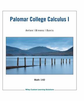 Unknown Binding Palomar College Calculus 1 Book