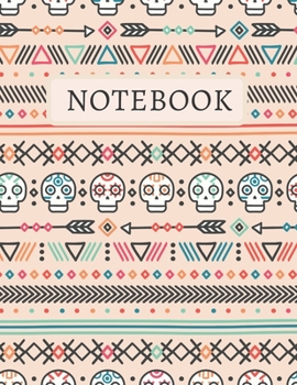 Notebook: Dead Head Design (Dead Pattern), 8,5" x 11" Size Notebook(Journal) with 120 Knitting Paper 4:5 Pages (Dead Head Cover)