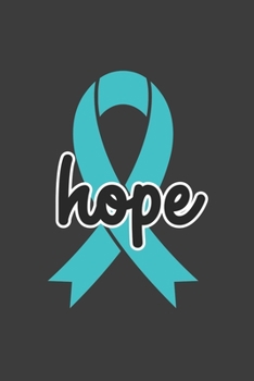 Writing About My Health Journey with Dysautonomia: College Ruled Notebook (Hope Turquoise Awareness Ribbon Cover)