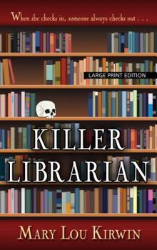 Hardcover Killer Librarian [Large Print] Book