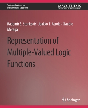 Paperback Representations of Multiple-Valued Logic Functions Book