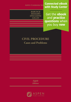 Hardcover Civil Procedure: Cases and Problems [Connected eBook with Study Center] Book