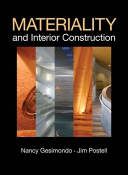 Hardcover Materiality and Interior Construction Book