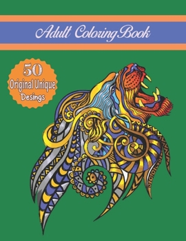 Paperback Adult Coloring Book: Stress Relieving Animals Designs Book