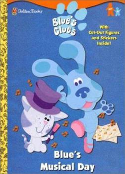 Paperback Blue's Musical Day (Sticker Time) Book