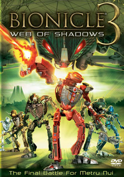 DVD Bionicle 3: Web of Shadows Book