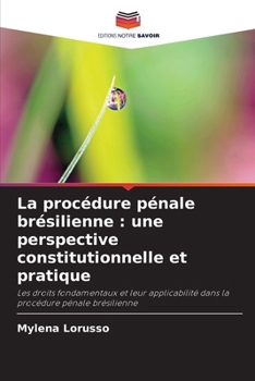 Paperback La procédure pénale brésilienne: une perspective constitutionnelle et pratique [French] Book