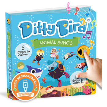 DITTY BIRD Baby Sound Book: Our Animal Songs Musical Book is The Perfect Toys for 1 Year Old boy and 1 Year old Girl Gifts. Educational Music Toys for Toddlers 1-3. Award-Winning!