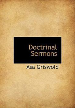 Paperback Doctrinal Sermons Book