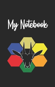 My Notebook: Antilope  Retro And Vintage Style 100 Pages And Lined