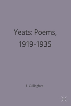 Paperback Yeats: Poems, 1919-1935 Book