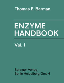 Paperback Enzyme Handbook: Volume I Book