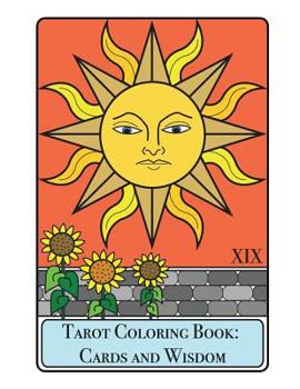 Paperback Tarot Coloring Book - Cards and Wisdom Book