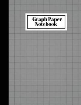 Paperback Graph Paper Notebook: 1/2 inch squares: 100 pagess Large Print 8.5x11 Book