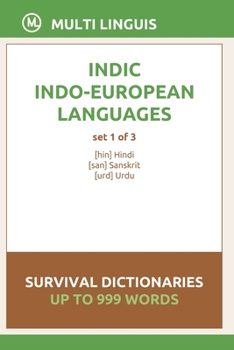 Paperback Indic Languages Survival Dictionaries (Set 1 of 3) Book