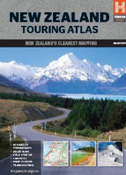 Paperback New Zealand Touring Atlas 1:305K A5 Size (145Pages) Book