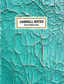 Cornell Notes Notebook: Pretty texture pest color Cornell Note Paper Notebook. Cute Girly Large College Ruled Medium Lined Journal Note Taking System ... pages large(8.5x11)inches