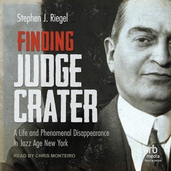 MP3 CD Finding Judge Crater: A Life and Phenomenal Disappearance in Jazz Age New York Book