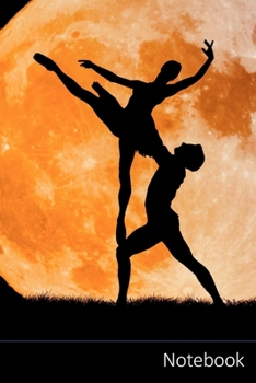 Notebook: Ballett Ballerina Notizbuch / persönliches Tagebuch / Schreibheft / Logbuch / Planer / Vokabelheft / Notizen - 6 x 9 Zoll (15,24 x 22,86 cm, ... Seiten mit Datumslinie, glänzendes Cover.