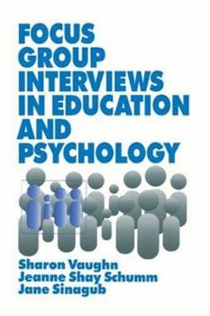 Paperback Focus Group Interviews in Education and Psychology Book