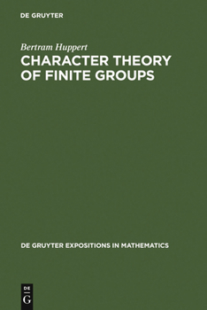 Hardcover Character Theory of Finite Groups Book