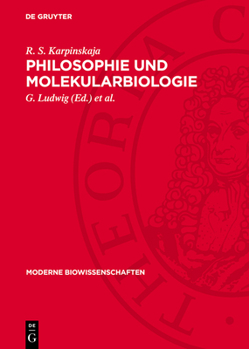 Hardcover Philosophie Und Molekularbiologie [German] Book