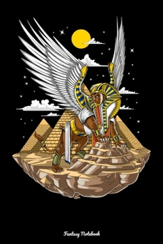 Paperback Fantasy Notebook: Egyptian Sphinx Notebook Book