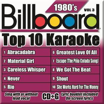 Music - CD Billboard Top-10 Karaoke - 1980's Vol. 3 (10+10-so Book