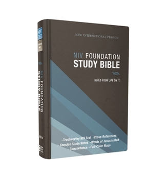 Hardcover Foundation Study Bible-NIV Book