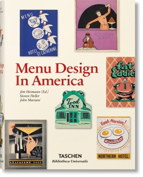 Hardcover Menu Design in America Book