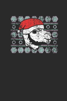 Ugly Christmas Llama: Graph Paper Notebook (6" x 9" - 120 pages) ~ Christmas Themed Notebook for Daily Journal, Diary, and Gift