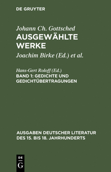 Hardcover Ausgewählte Werke, Bd 1, Gedichte und Gedichtübertragungen [German] Book