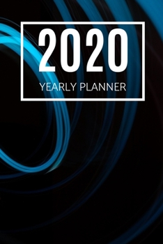 Paperback 2020 Planner: Blue Swirls: Annual Planner (6 x 9 inches, 136 pages) Book