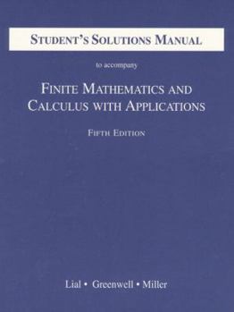 Paperback Finite Mathematics and Calculus with Applications Student Solutions Book