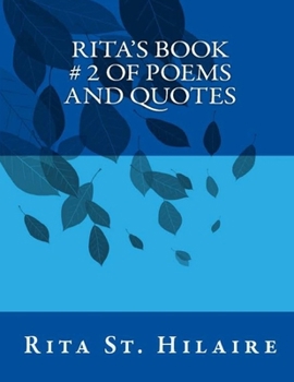 Paperback Rita's Book # 2 of Poems and Quotes Book