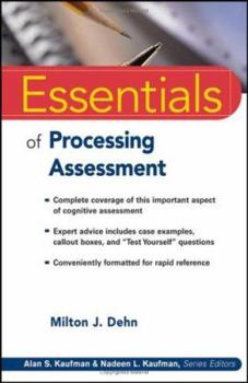 Paperback Essentials of Processing Assessment Book