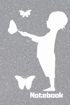 Notebook: Sketchbook Winter/snow/Child/ Butterflies/ Notebook Journal Winter Workbook Diary / Christmas Notebook/ Gift /Composition Blank 6x9 110 pages.