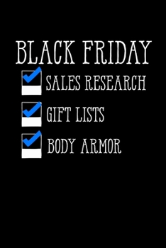 Black Friday: Black Friday Notebook Christmas Shopping Spree Santa Claus Winter Deals Holiday Season Mini Notepad Funny Xmas Humor Gift College Ruled (6X9)