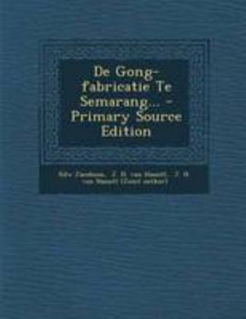 Paperback de Gong-Fabricatie Te Semarang... [German] Book